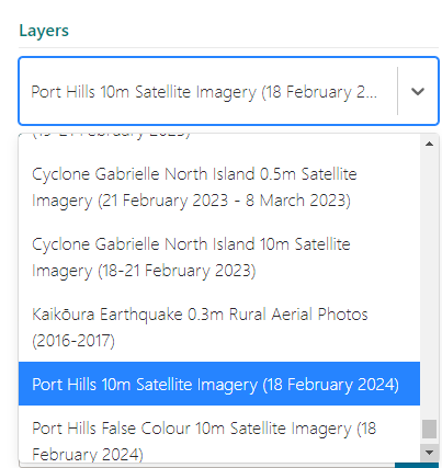 Basemaps Layer Selector